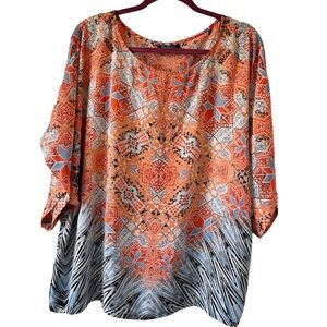 Nue Option Woman top blouse Sz 2X‎